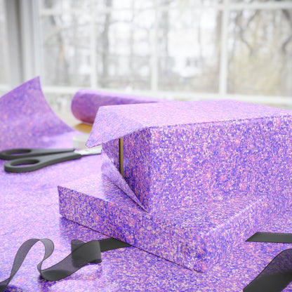 Lavender Crystal Wrapping Paper