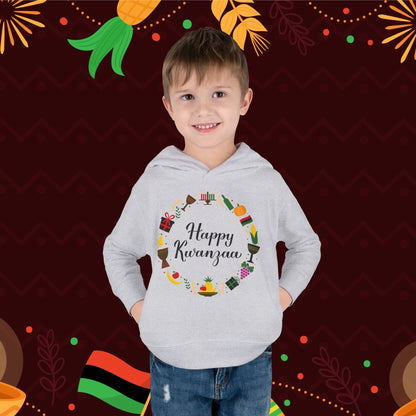 Happy Kwanzaa Wreath Toddler Hoodie