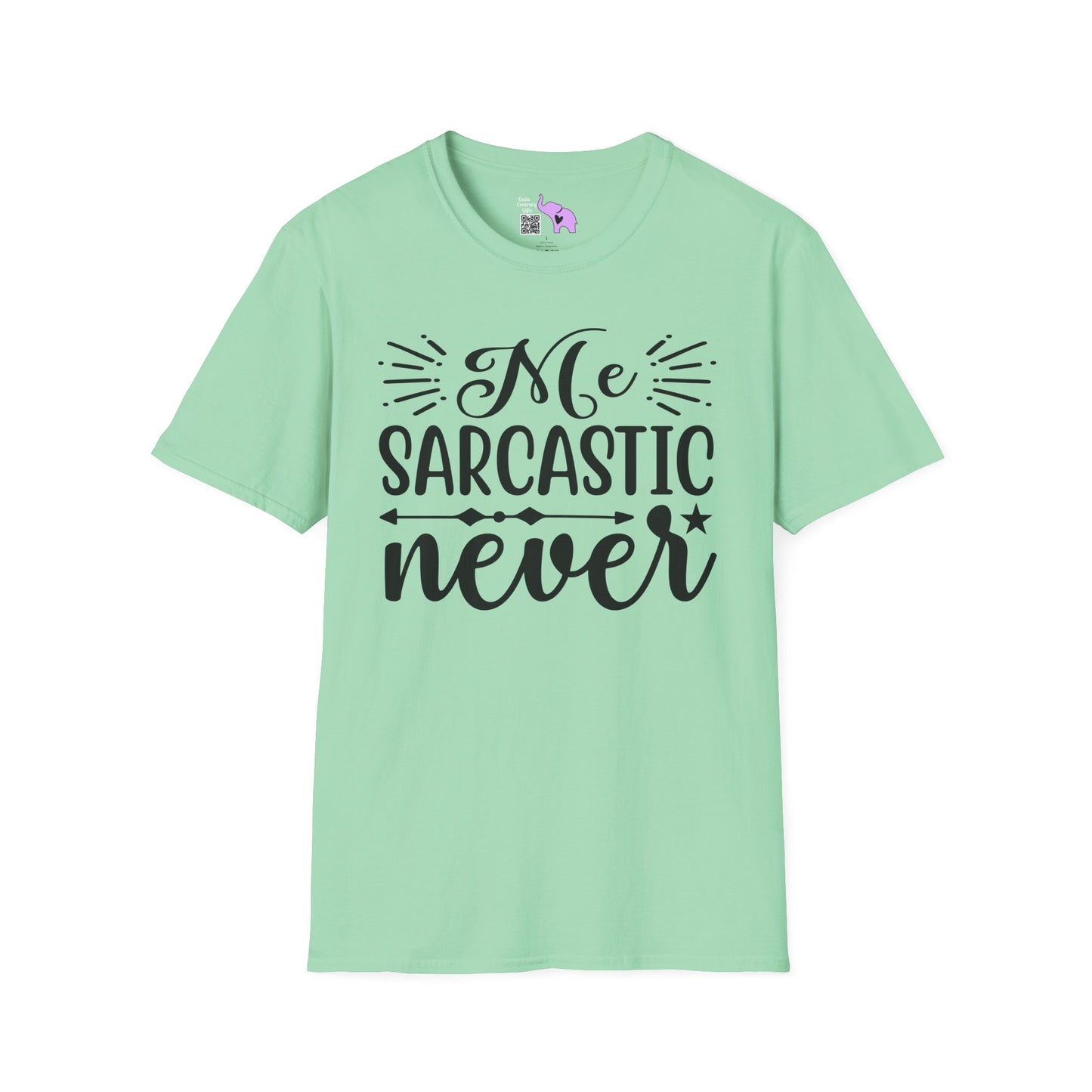 Me Sarcastic Never Adult T-shirt