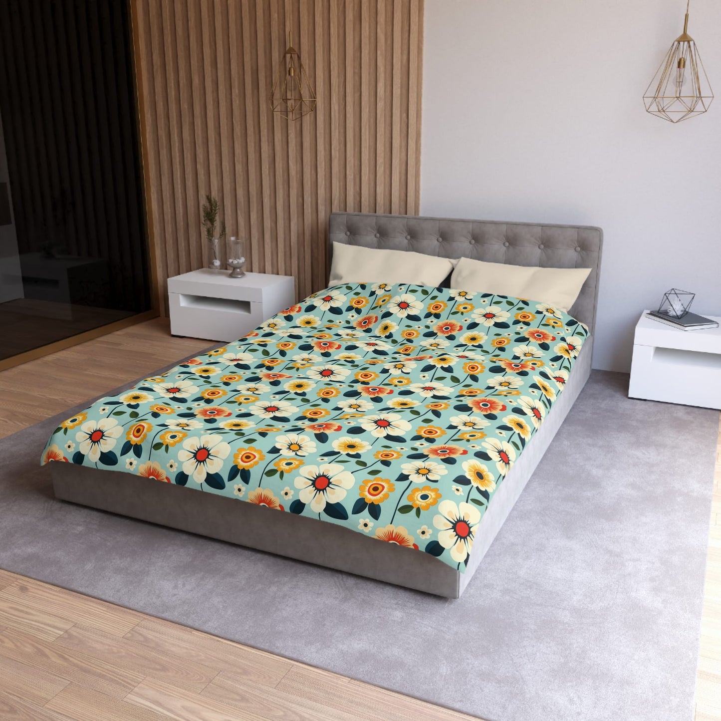 Joy Petals Microfiber Duvet Cover