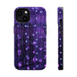 Purple Raindrops MagSafe® Compatible Tough Case for iPhone