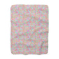 Tropical Sunset Palms Fleece Blanket