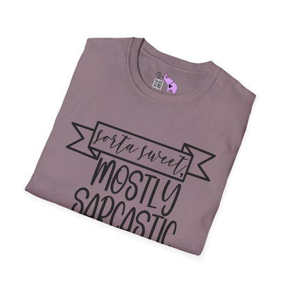 Sorta Sweet Mostly Sarcastic Adult T-shirt