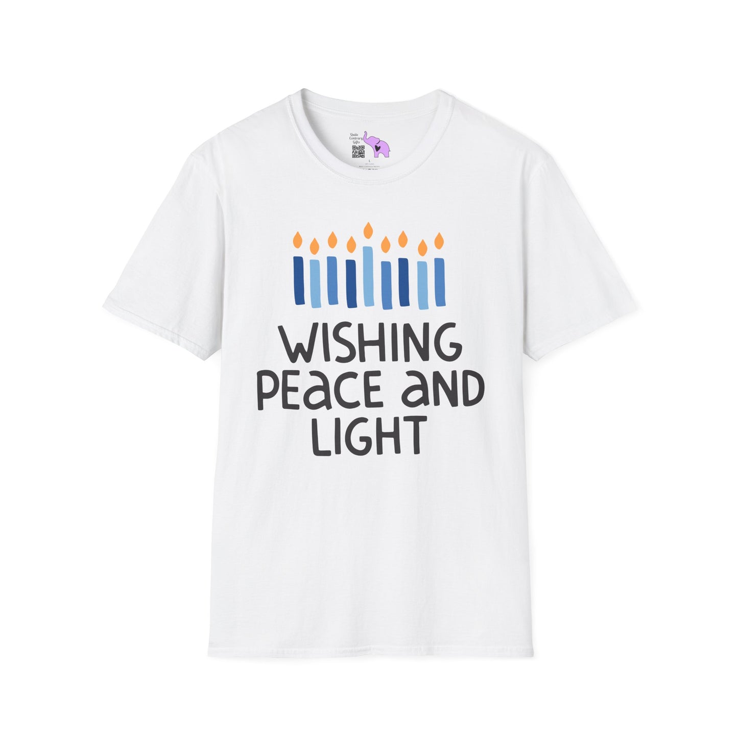 Hanukkah Wishing Peace & Light T-shirt