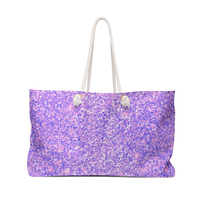 Lavender Crystal Weekender Bag