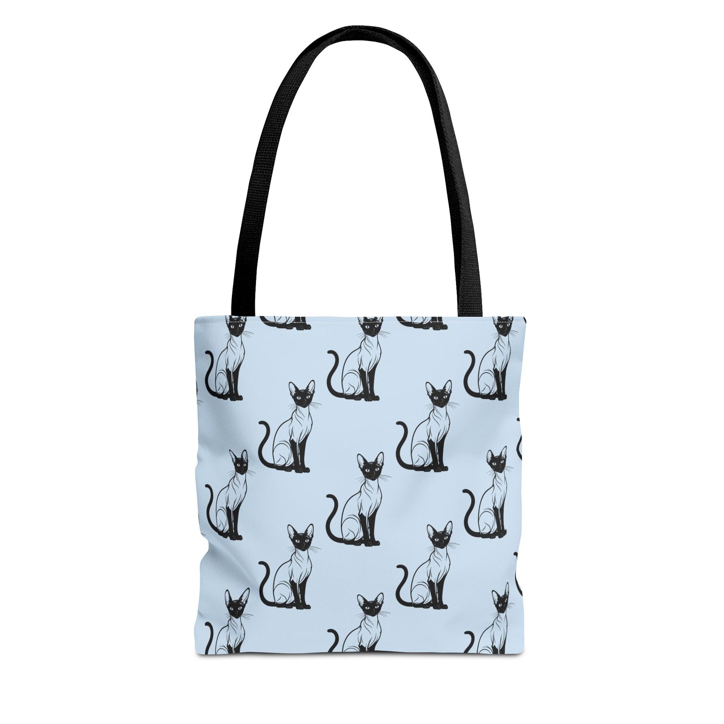 Siamese Charm – Ocean Breeze Canvas Tote Bag