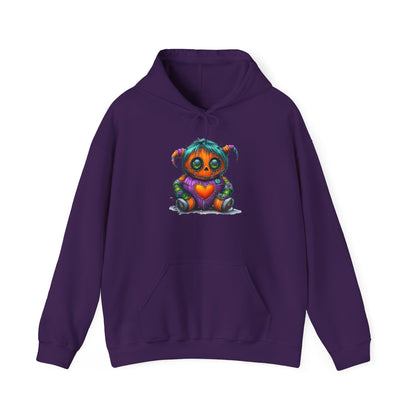 Patchwork Pumpkin Heart Heavy Blend™ Hooded Sweatshirt