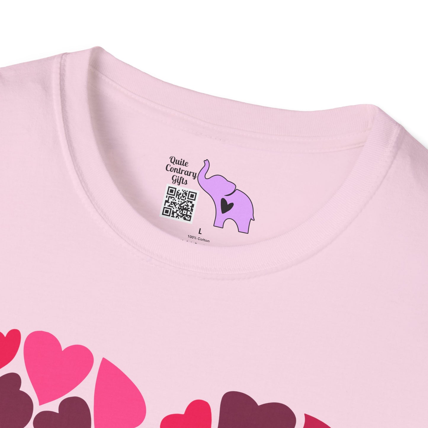 Hearts Within A Heart Adult T-shirt