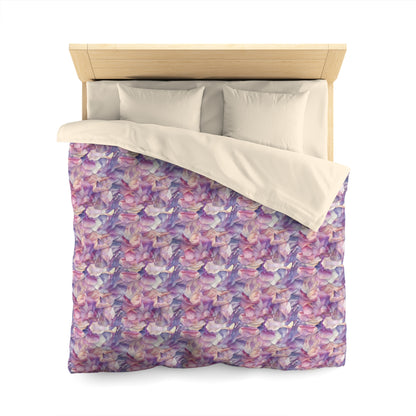 Ethereal Bloomscape Microfiber Duvet Cover