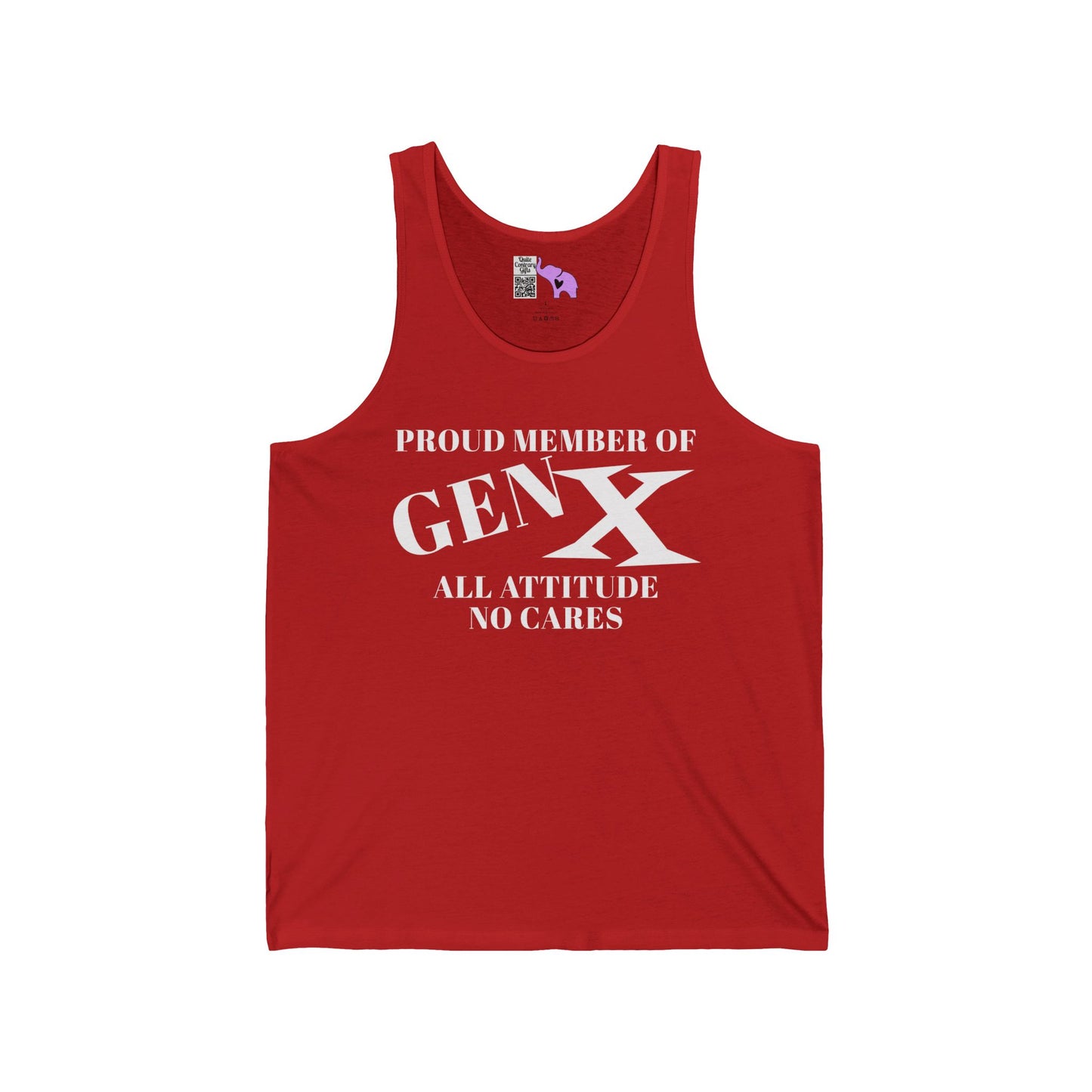GenX All Attitude No Cares Unisex Tank