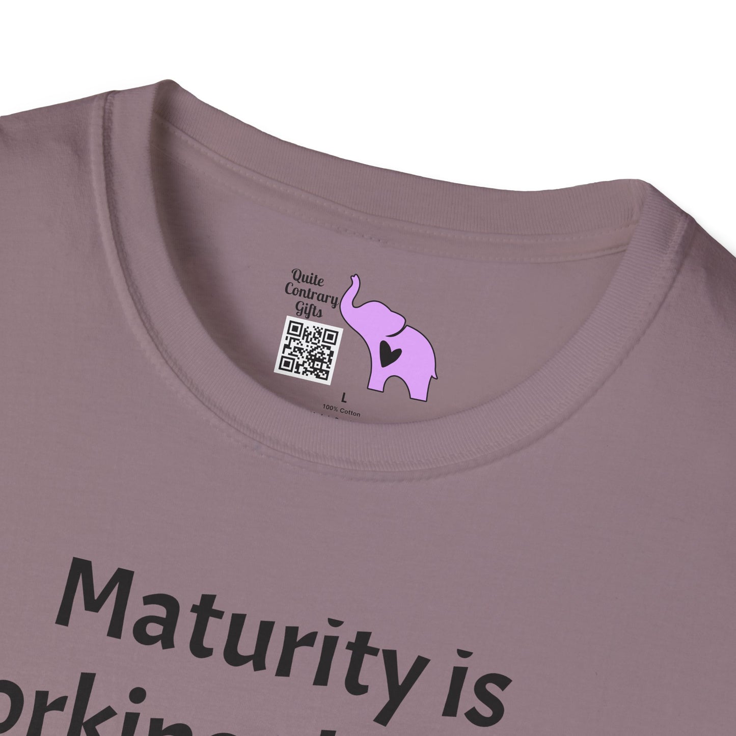 Maturity is... Adult T-shirt
