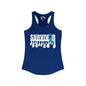 Survivor (Custom Cancer Ribbon) Women's Ideal Racerback Tank