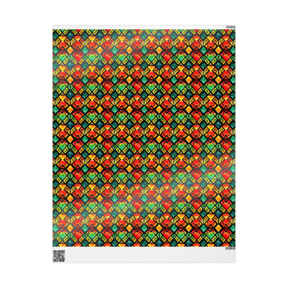 Freedom Flame Kwanzaa Wrapping Paper