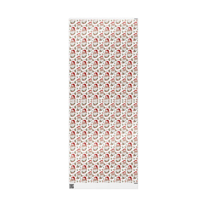 Berry Merry Santa Wrapping Paper