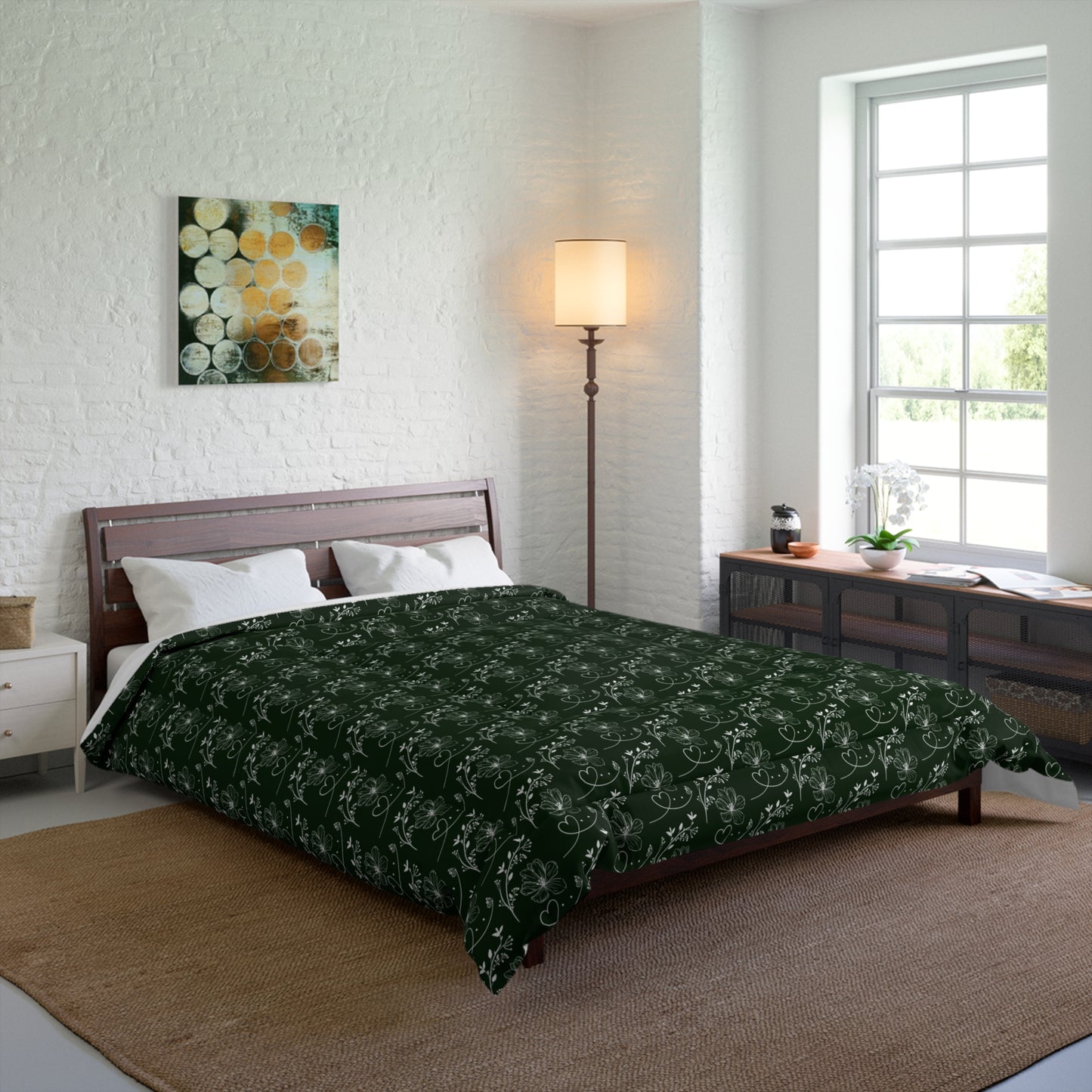 Flowers & Butterflies Comforter