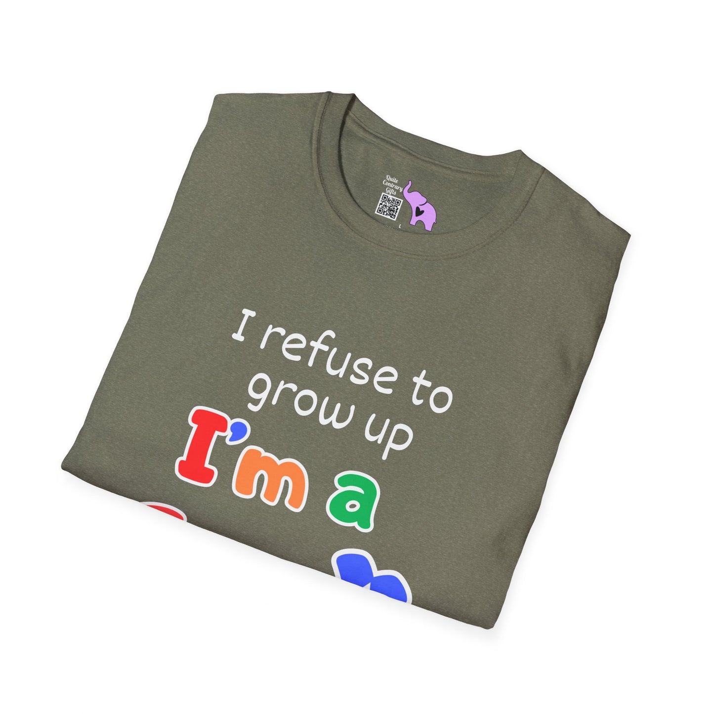 I Refuse To Grow Up I'm a GenX Kid T-shirt