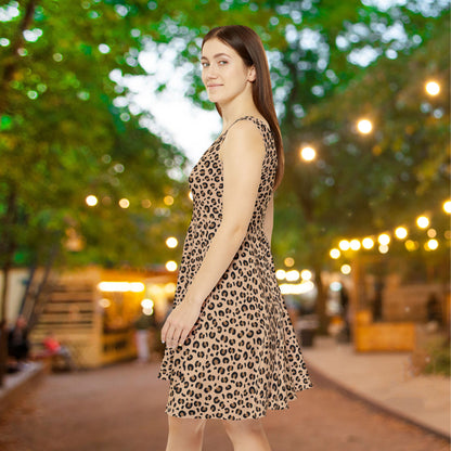 Cheetah Print Women's Skater Dress