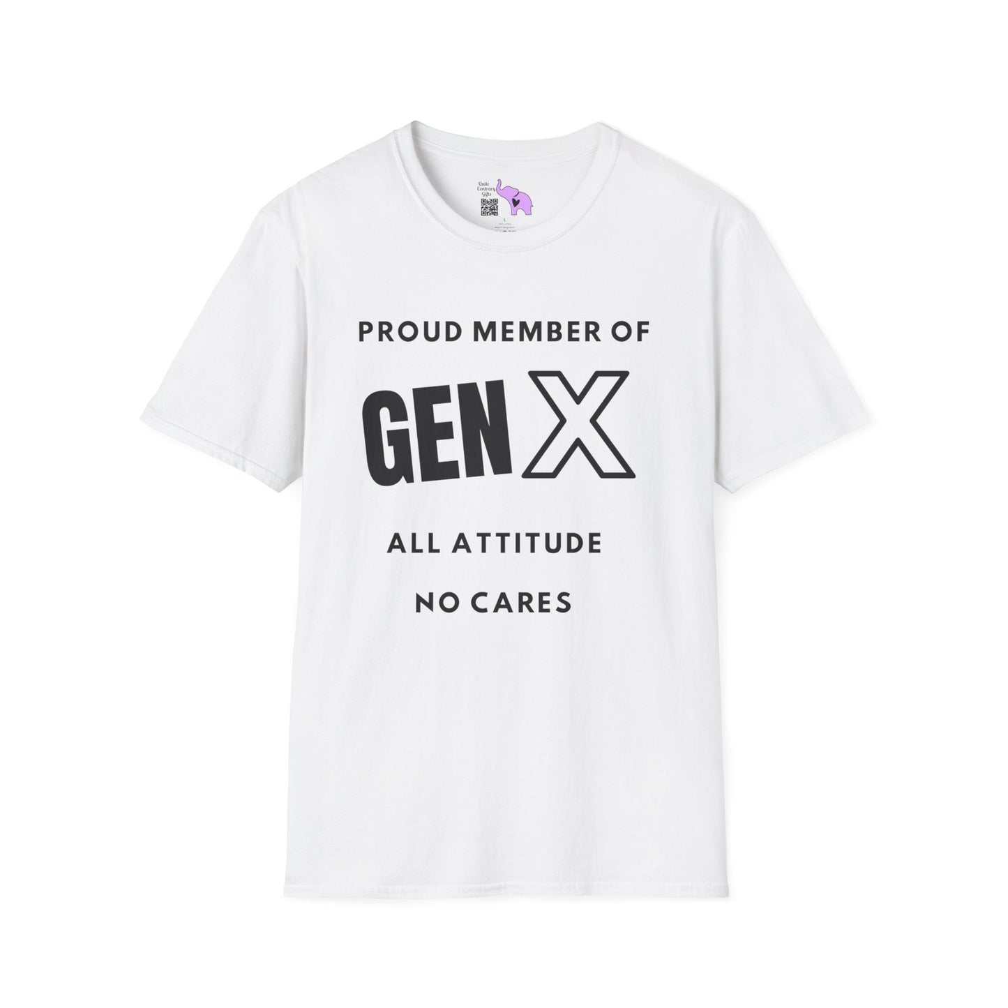 GenX All Attitude No Cares T-shirt