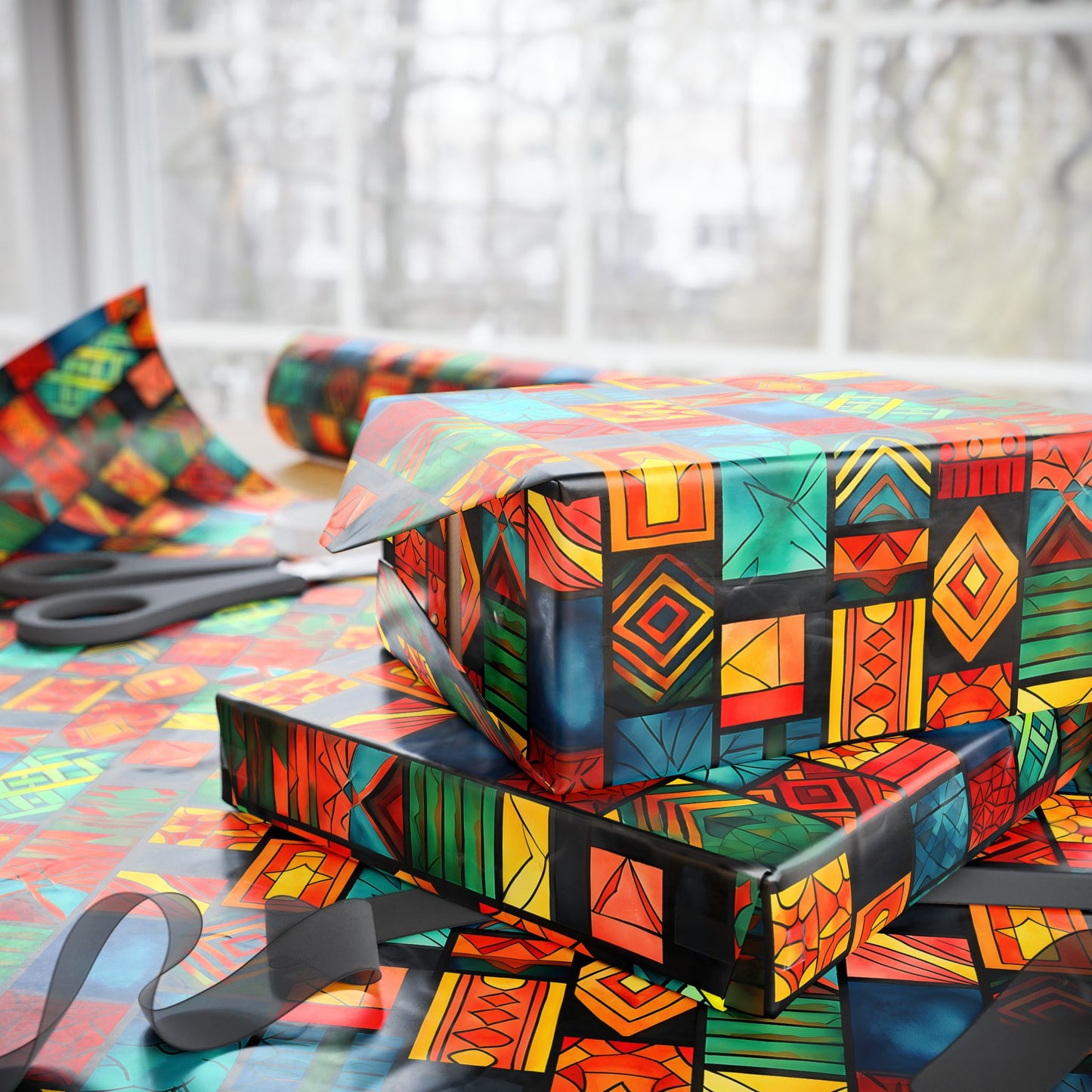 Imani Flow Kwanzaa Wrapping Paper