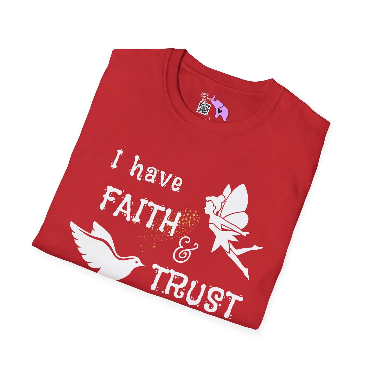 Faith Trust No PIxie Dust Adult T-shirt