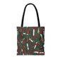Holiday Brushstrokes Canvas Tote Bag
