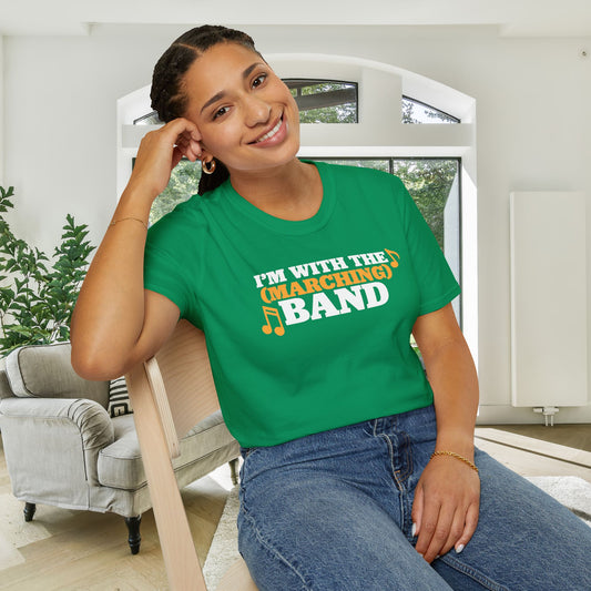 I'm With The (Marching) Band Adult T-shirt