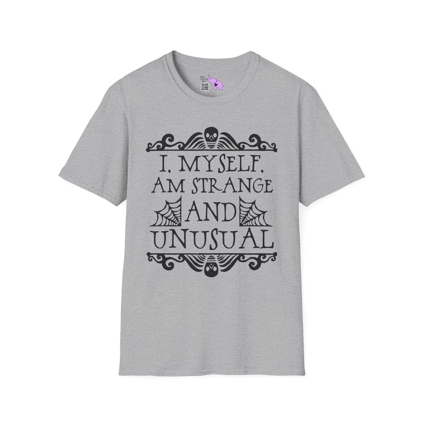 Beetlejuice I Myself Am Strange and Unusual Adult T-shirt