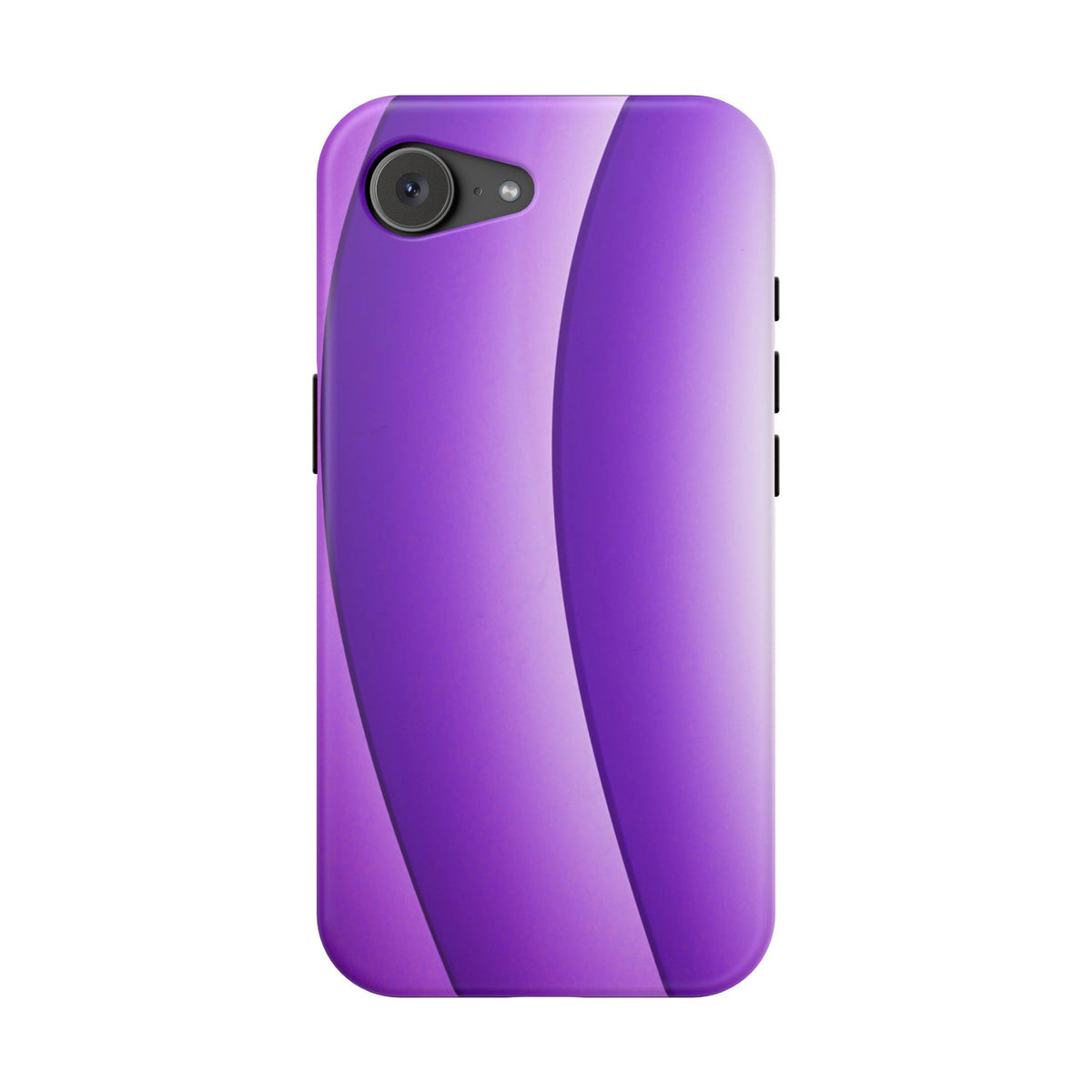 Purple Gradient Stripes MagSafe® Compatible Tough Case for iPhone