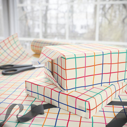 Doodle Lines Wrapping Paper