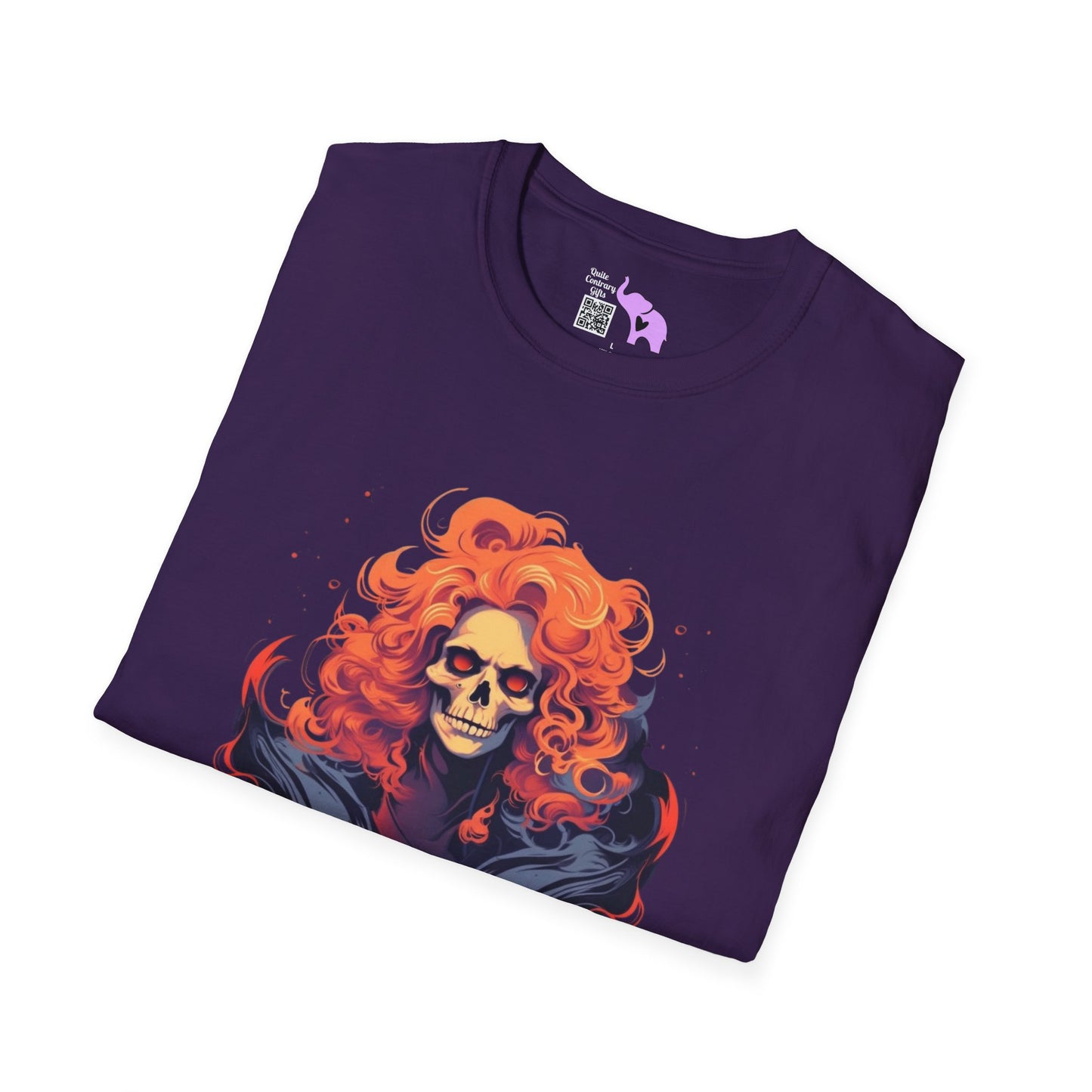 Creepy Ghost 8 Adult T-shirt
