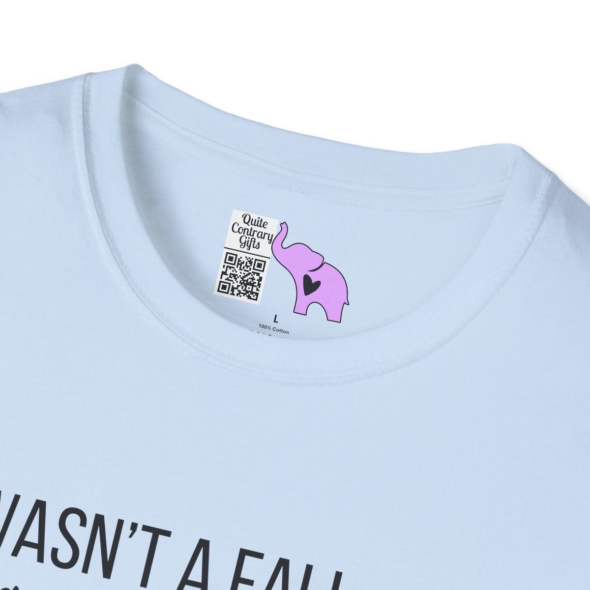It Wasn't A Fall, Just A Random Gravity Check Adult T-shirt
