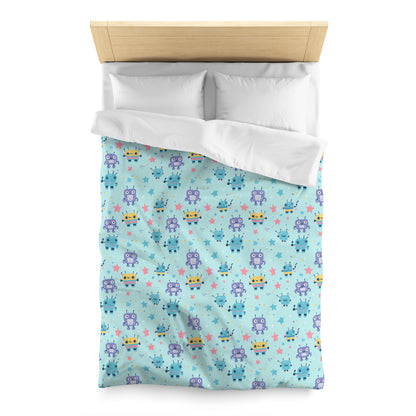 Robo Galaxy Giggles Microfiber Duvet Cover