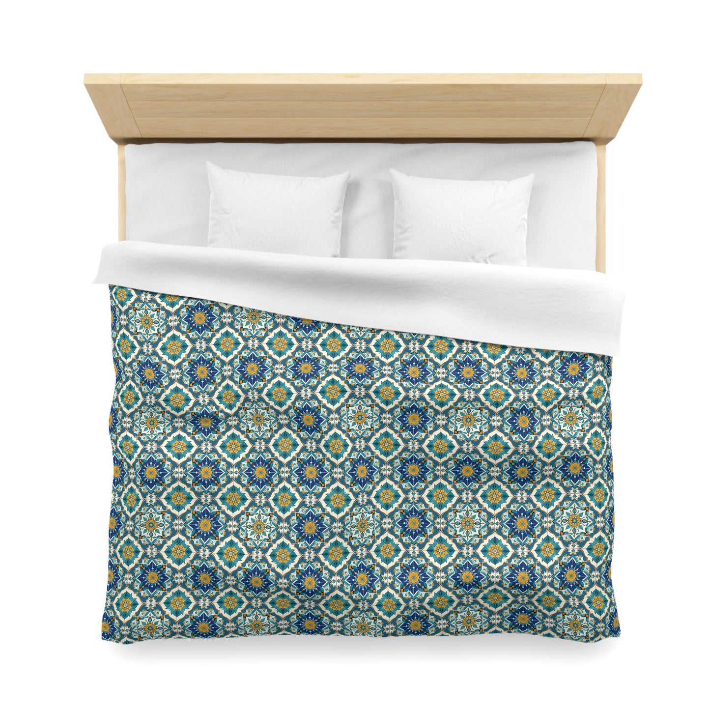 Mediterranean Lace Microfiber Duvet Cover