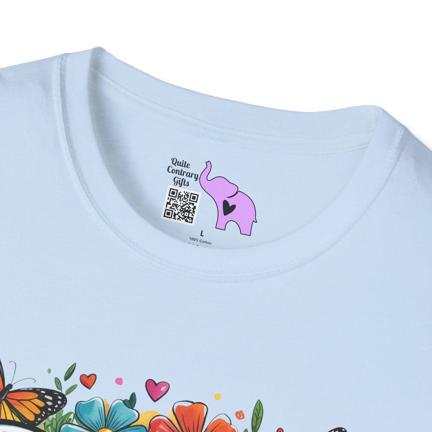 Floral Dog Mom Adult Unisex Tshirt