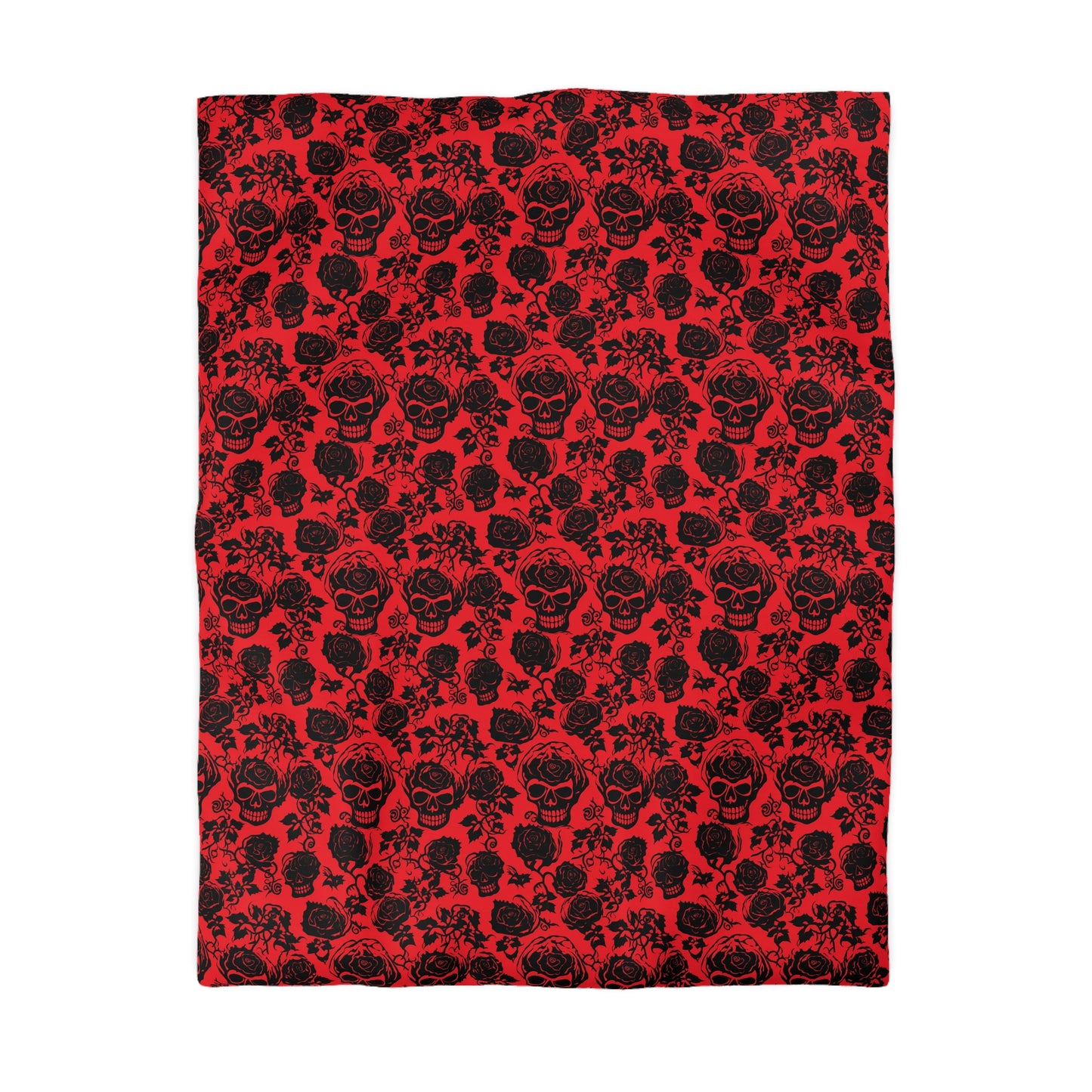 Crimson Masquerade Microfiber Duvet Cover
