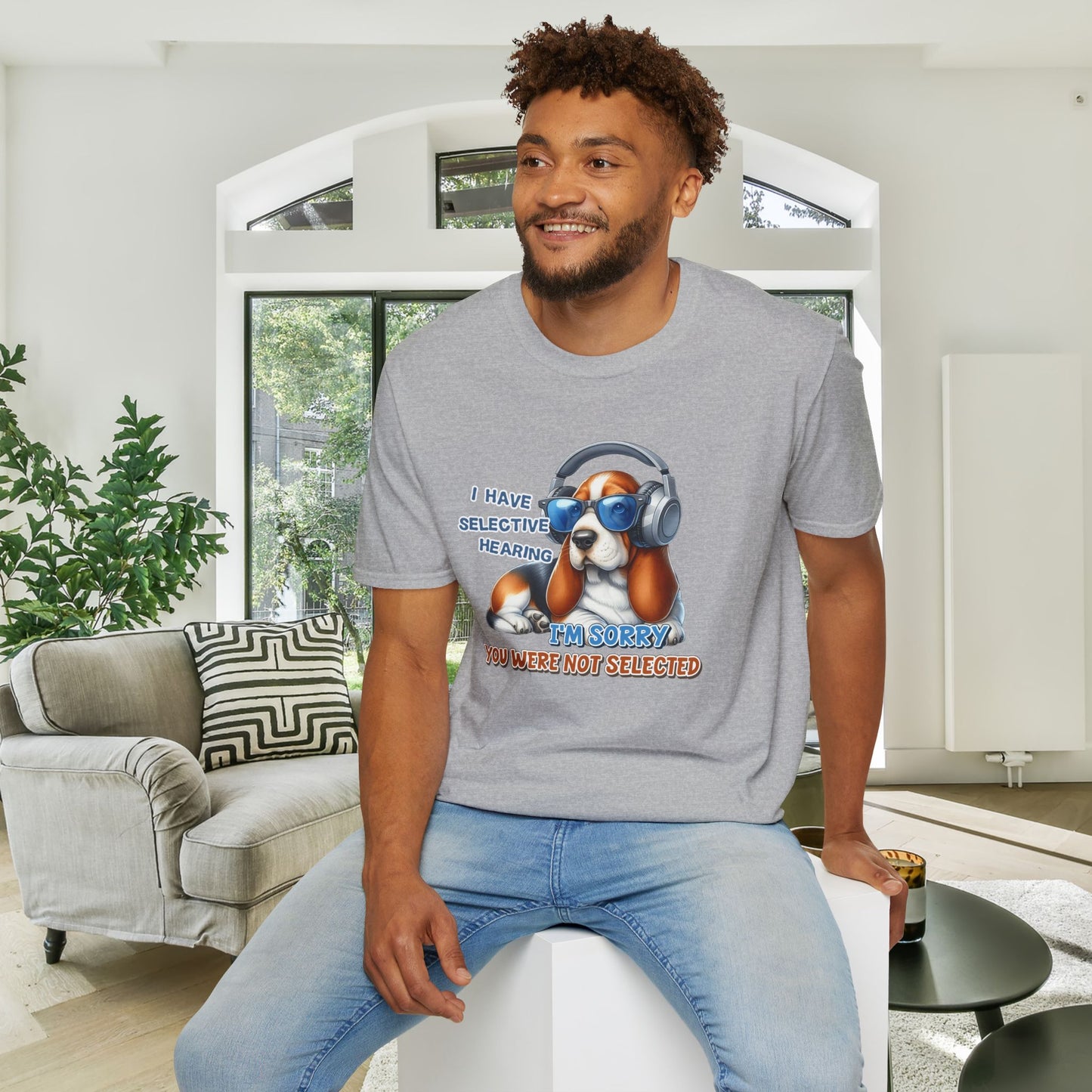 I Have Selective Hearing... Adult T-shirt