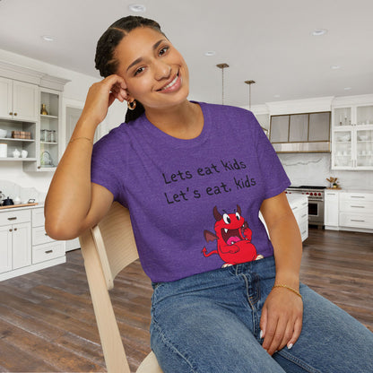 Lets Eat Kids Good Grammar Saves Lives Adult T-shirt