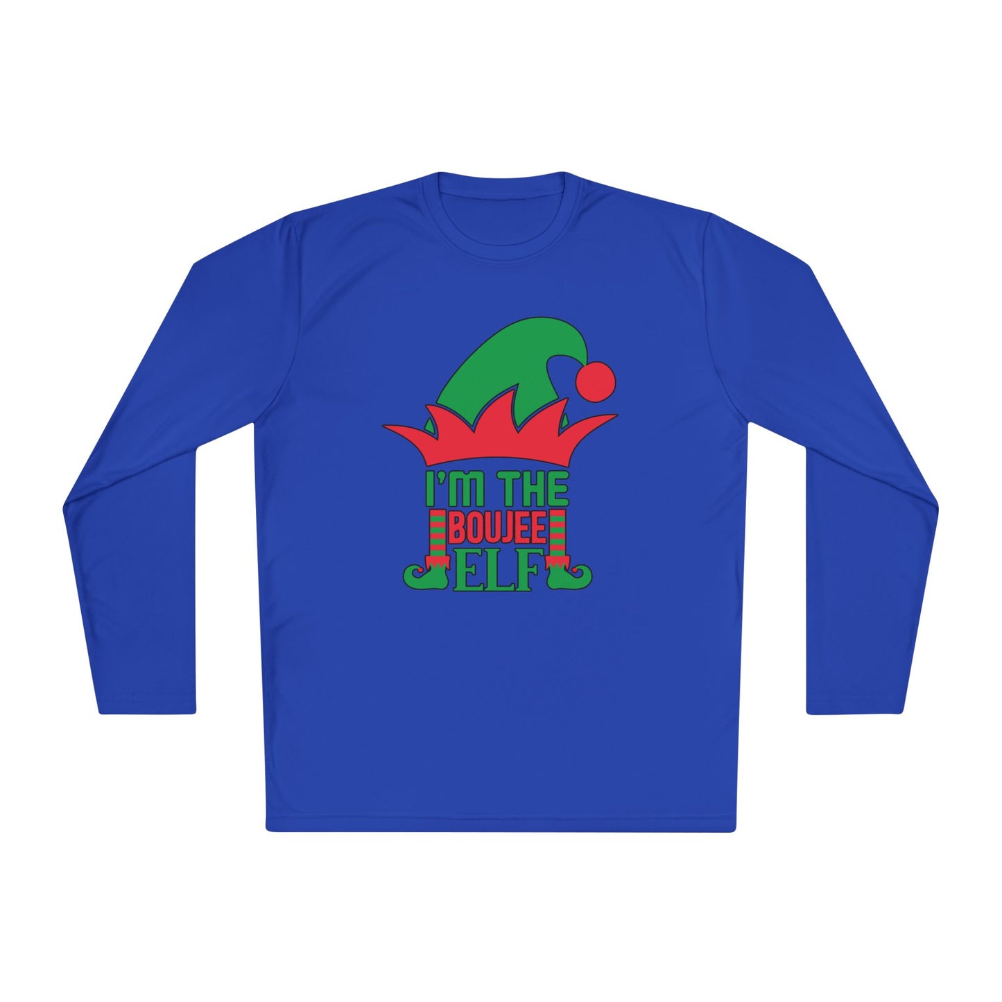I'm The Boujee Elf Adult Long Sleeve Tee