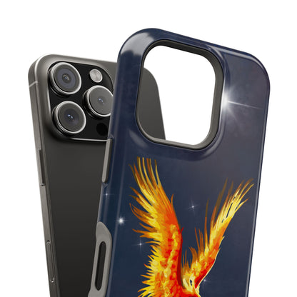 Phoenix Over Nebula MagSafe® Compatible Tough Case for iPhone