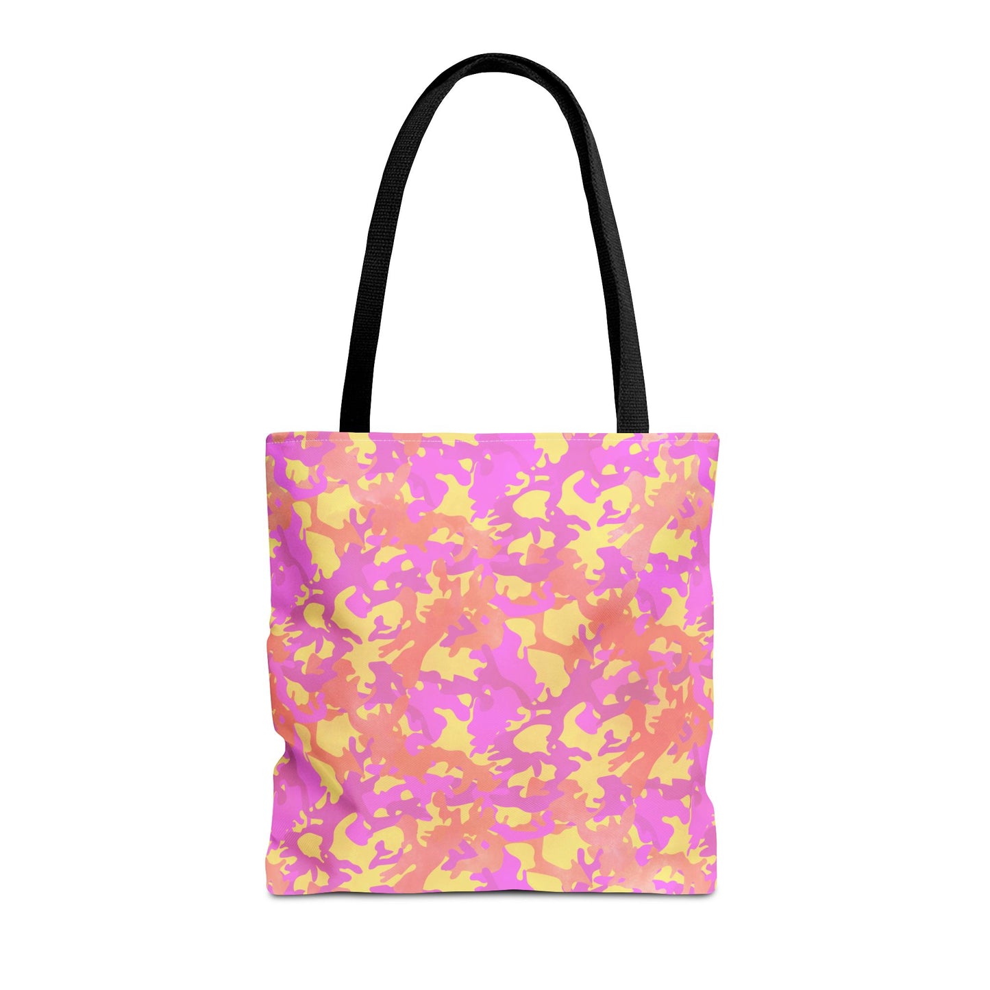 Sunset Sorbet Camo Canvas Tote Bag