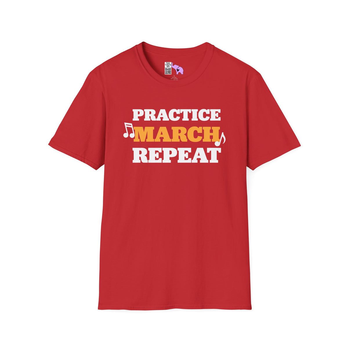 ""Practice March Repeat Adult T-shirt