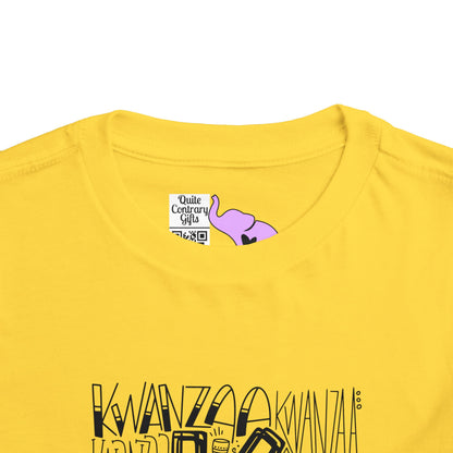 Kwanzaa Wordcloud Toddler Tee