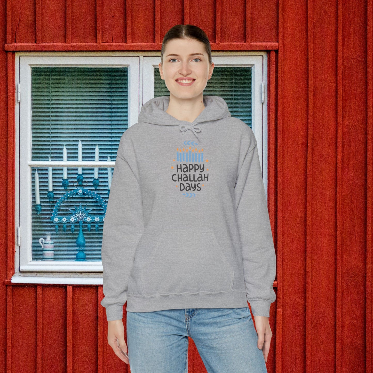Happy Challah Days Heavy Blend™ Hooded Sweatshirt