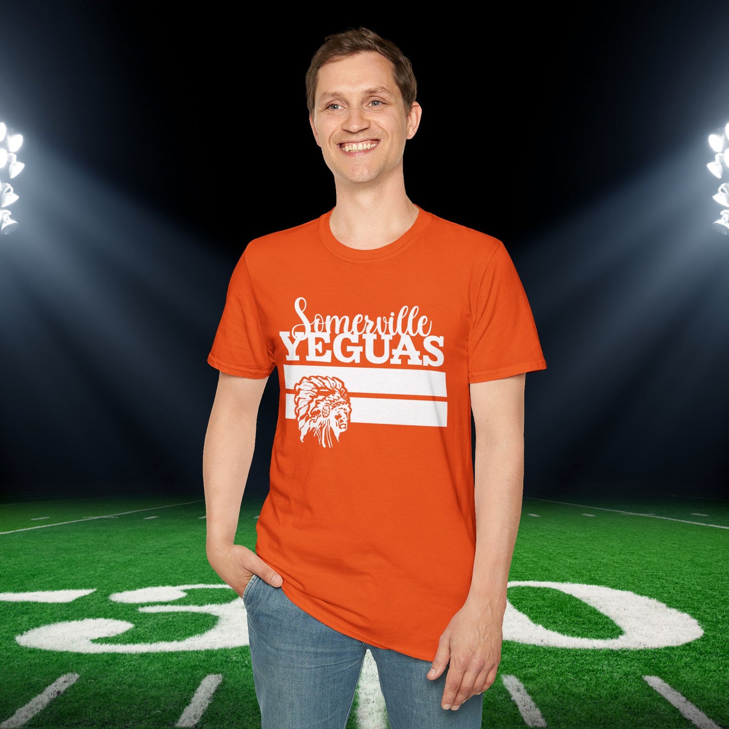 Somerville Yeguas w/Mascot Adult T-shirt