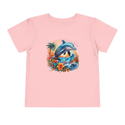 Tropical Dolphin Toddler Tee