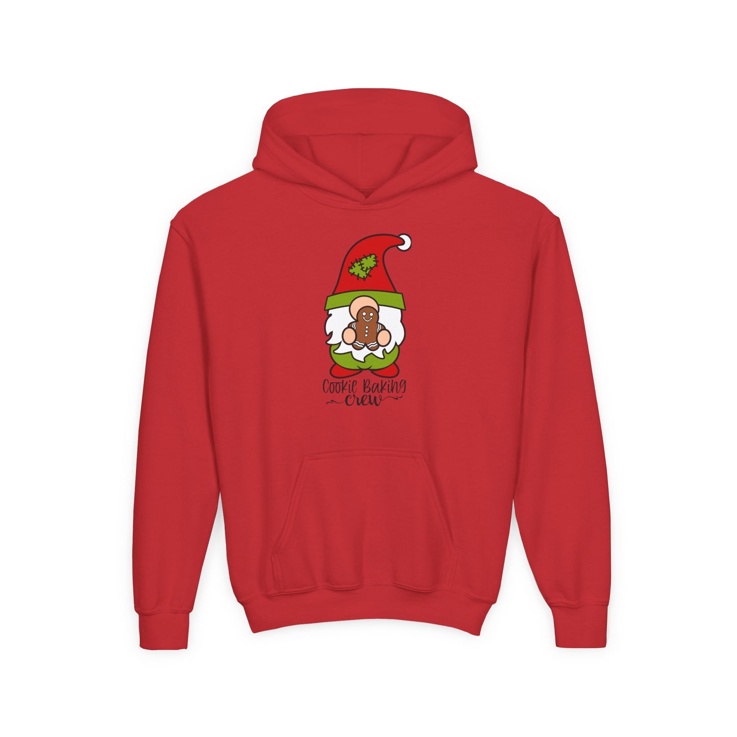Cookie Baking Crew Gnome Youth Hoodie