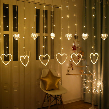 LED Love Curtain Lights