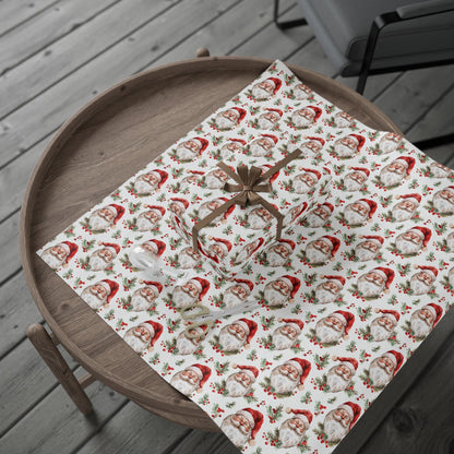 Berry Merry Santa Wrapping Paper