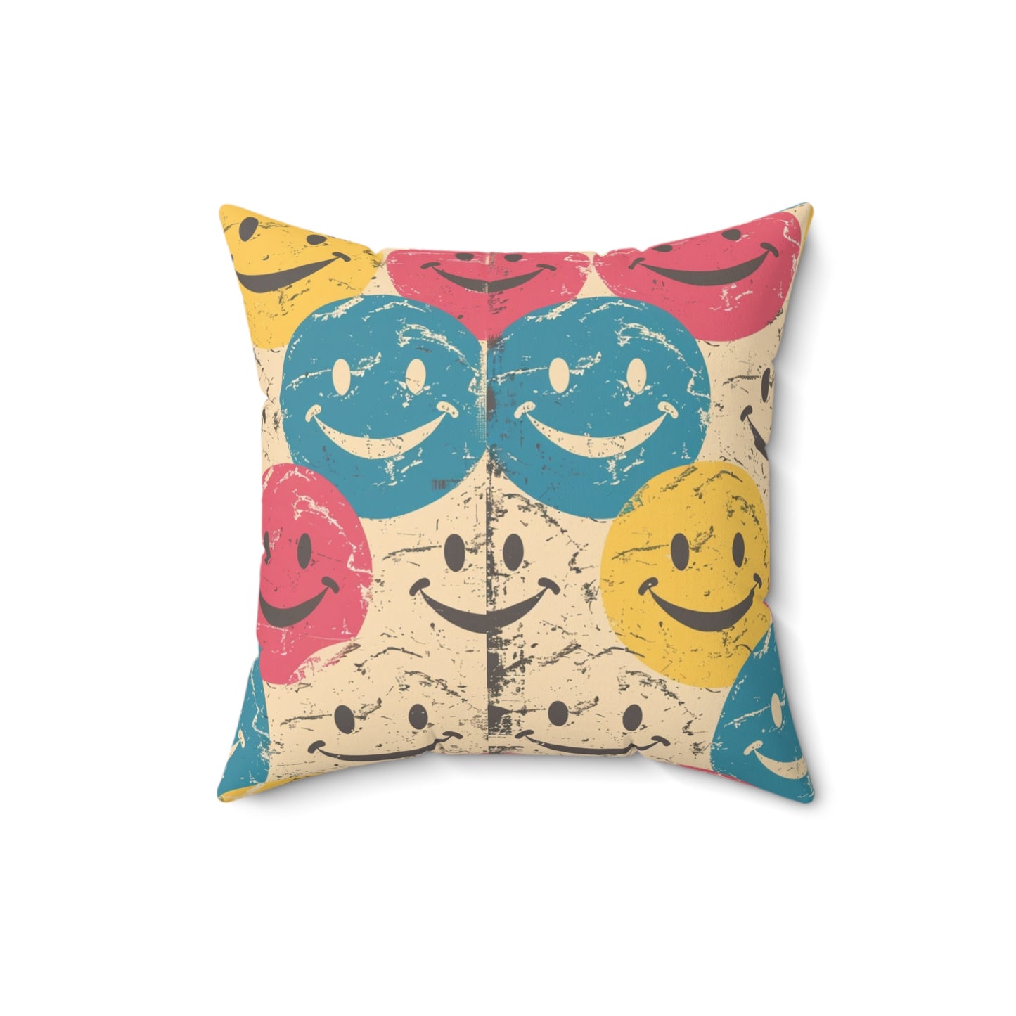 Color Me Happy Throw Pillow