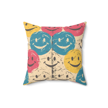 Color Me Happy Throw Pillow